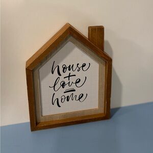 🏠HP🏠Rustic Brown and White Wooden Wall Accents